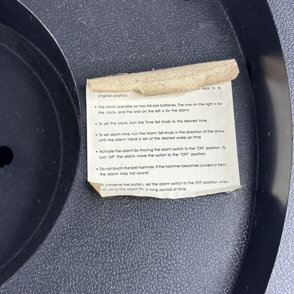 1978 "The Big Fat" 17" Garfield Alarm Clock Sunbeam 883-100 Vintage WORKS - READ - Picture 10 of 12